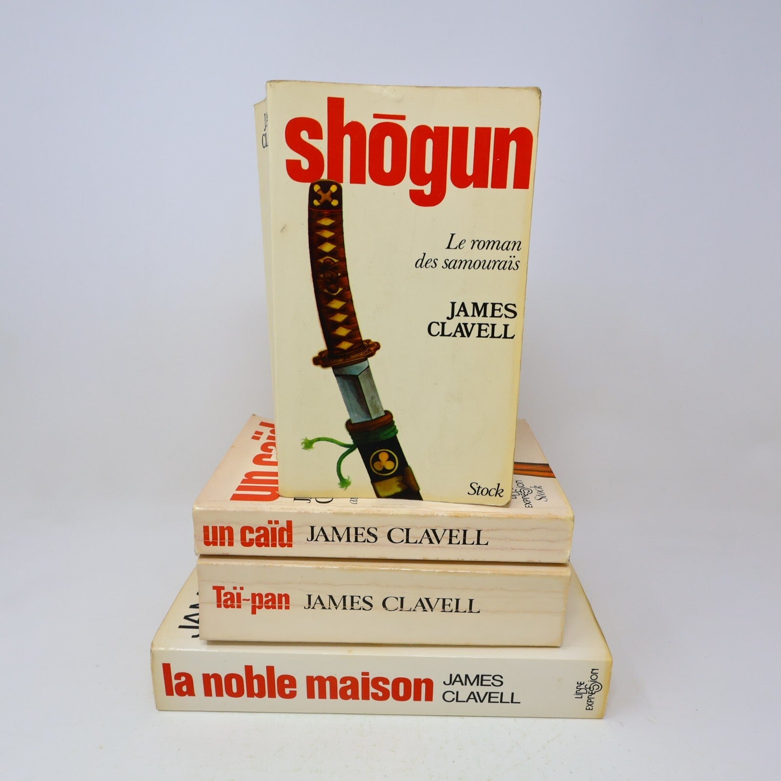 James Clavell Lot 4 Livres Shōgun/Caïd/Taï-Pan/Noble Maison Français French PB