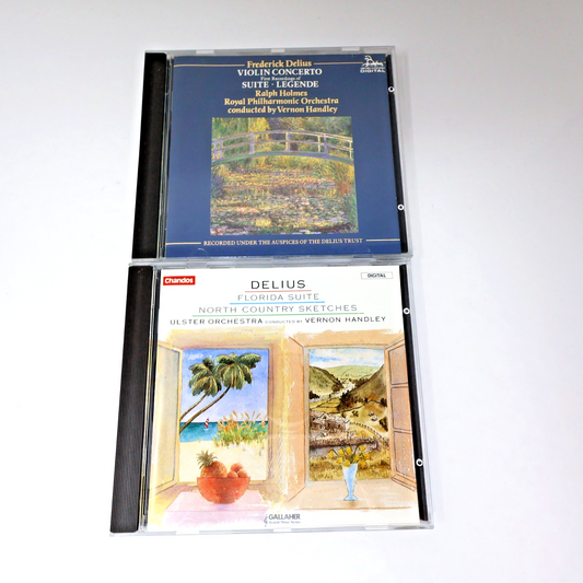 Frederick Delius 2 CD Lot Violin Concerto/Suite/Legende/Florida Suite V. Handley