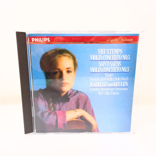Isabelle Van Keulen CD Vieuxtemps Violin Concerto #5 1987 Classical 420 198-2