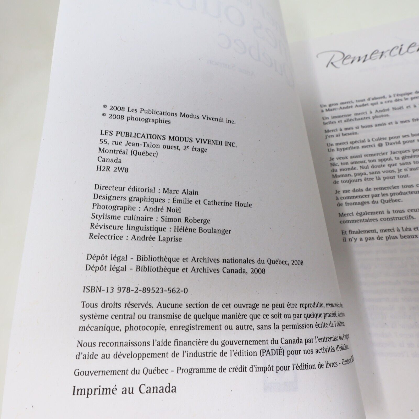 2008 Cuisiner les Légumes Oubliés du Québec Anne Samson Recettes Modus Vivendi