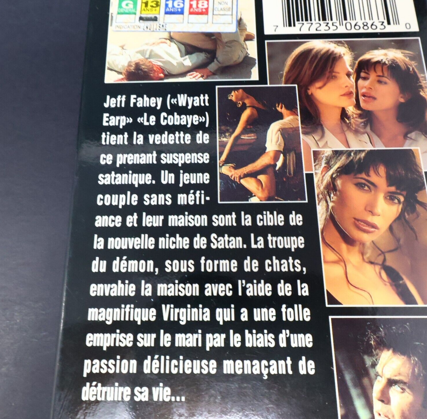 1998 Le Baiser du Démon VHS Testé Français Jeff Fahey Serpent's Lair in French
