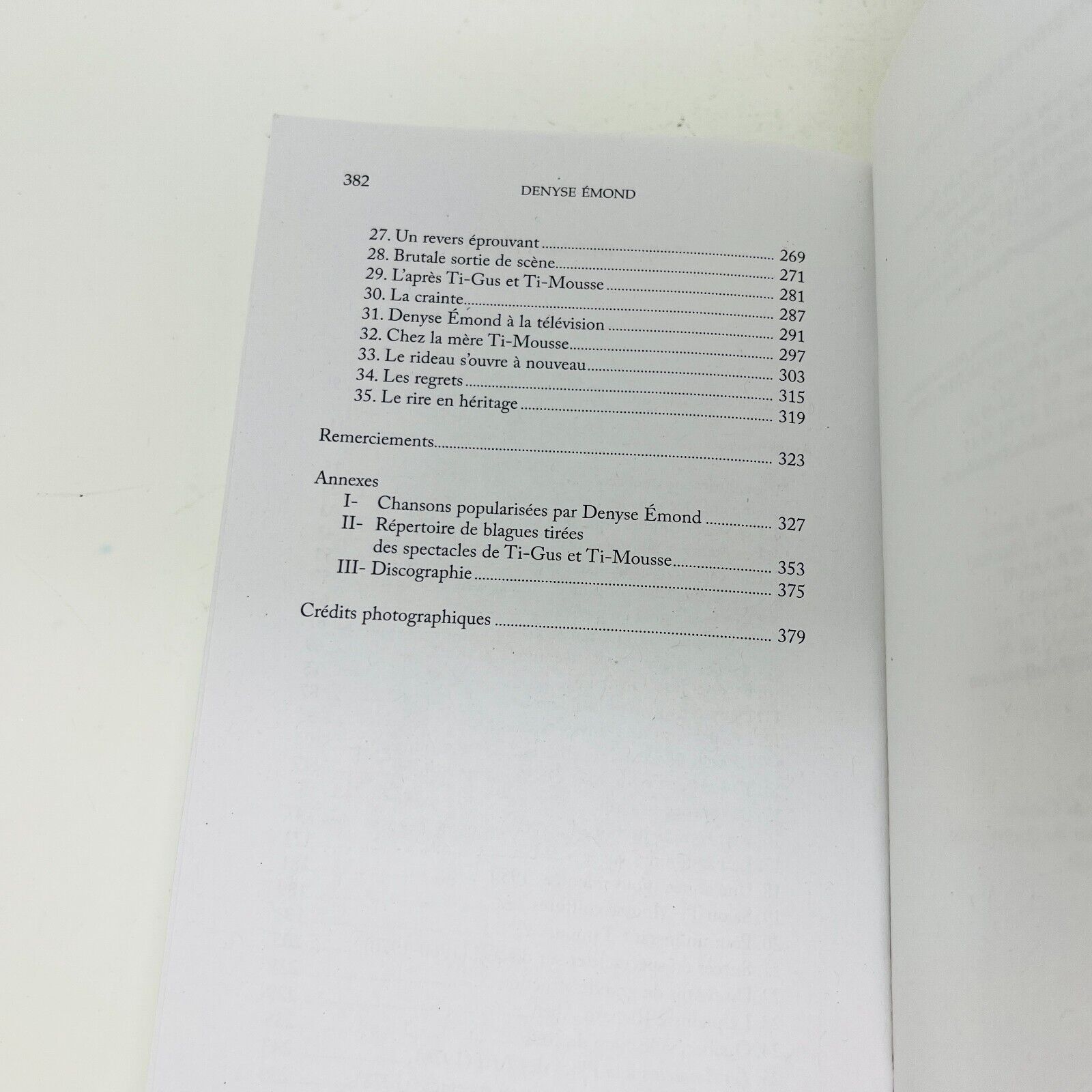 2009 Denyse Émond Ti-Mousse Biographie de David Lavallée JCL Préface Réal Béland