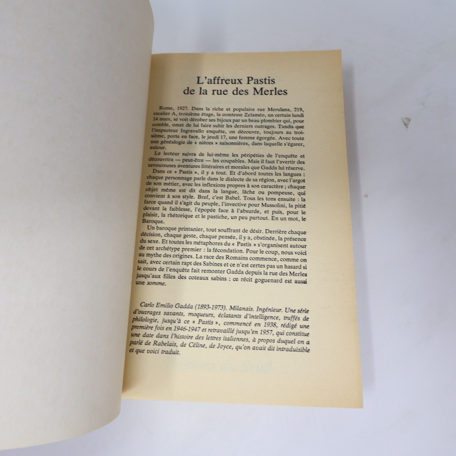 Points Lot 33 Livres Seuil Gadda/Jelloun/Tsírkas/Kadare/Sábato/Bernard/Nothomb