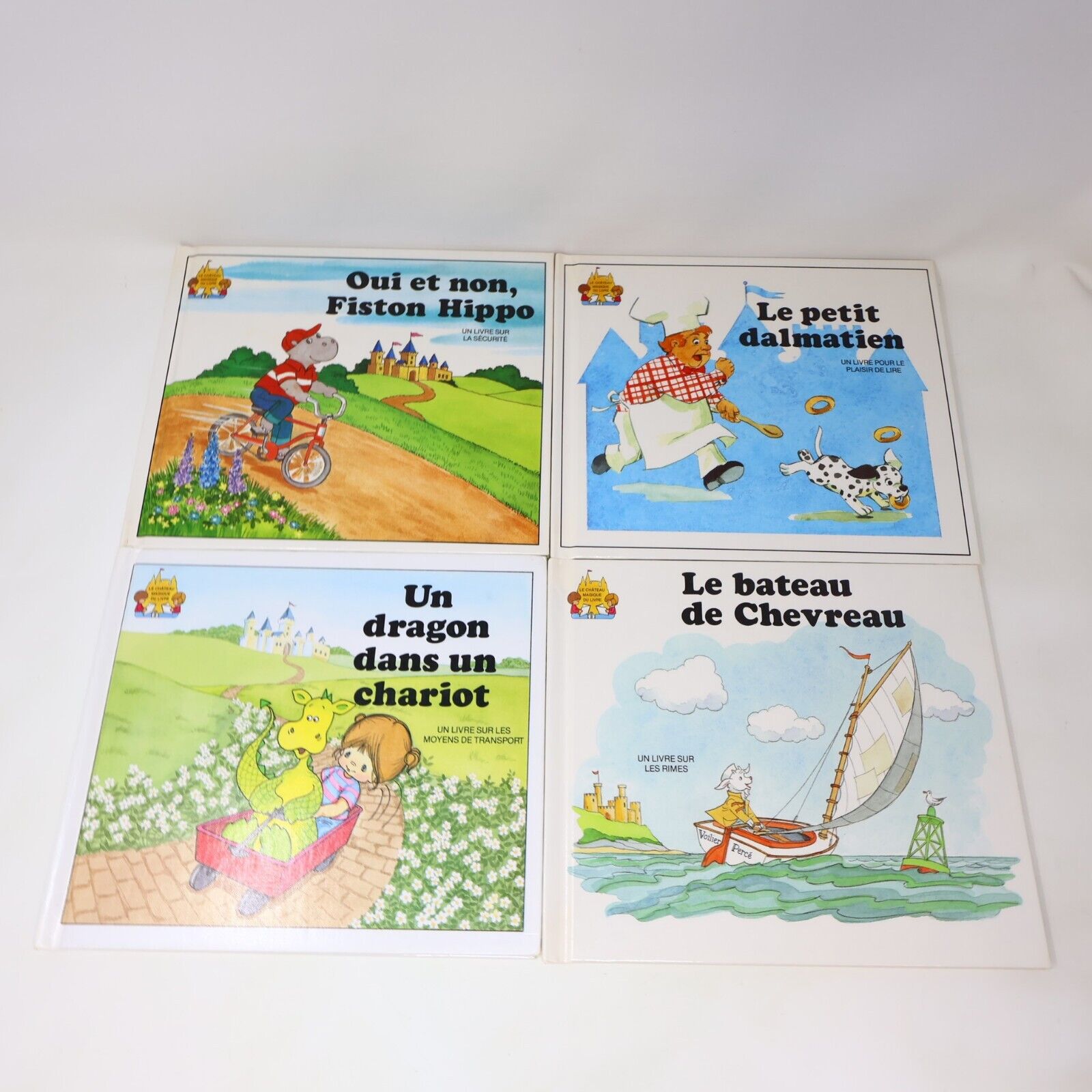 9x Le Château Magique du Livre Jeunes Enfants Moncure Grolier Lot Livres French