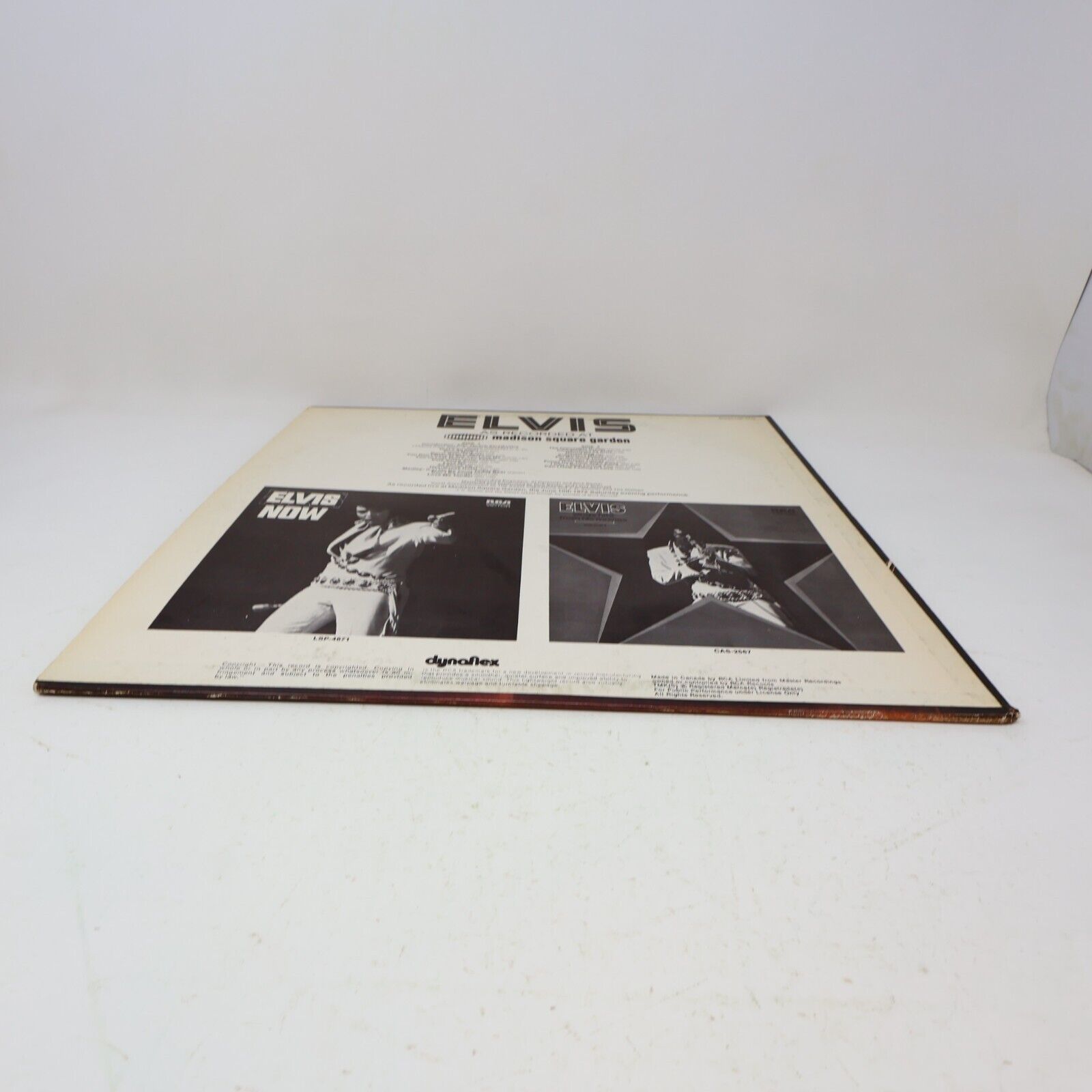 Elvis Presley Elvis As Recorded At Madison Square Garden LP Record 1972 LSP-4776