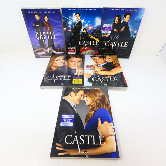 Castle 6 DVD Lot Seasons #1-6 2009-2014 Stana Katic Nathan Fillion NTSC Region 1