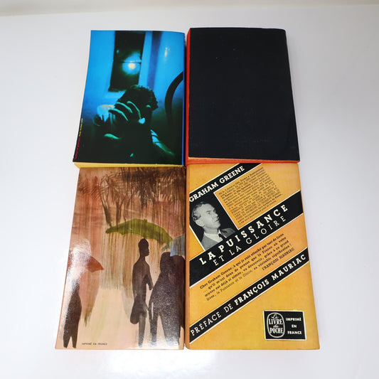 Graham Greene Lot 4 Livres Poche Comédiens/Saison des Pluies Fiction Historique