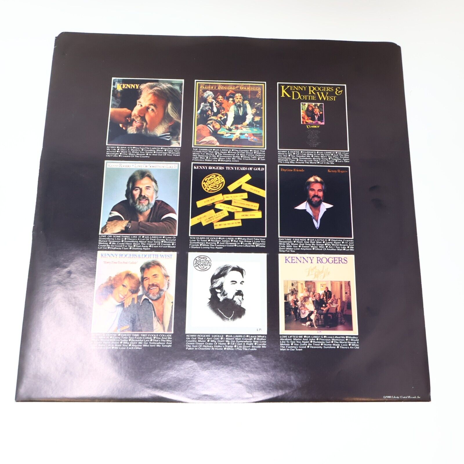 Kenny Rogers Gideon LP Record Vinyl 1980 United Artists Records LOO-1035 Canada