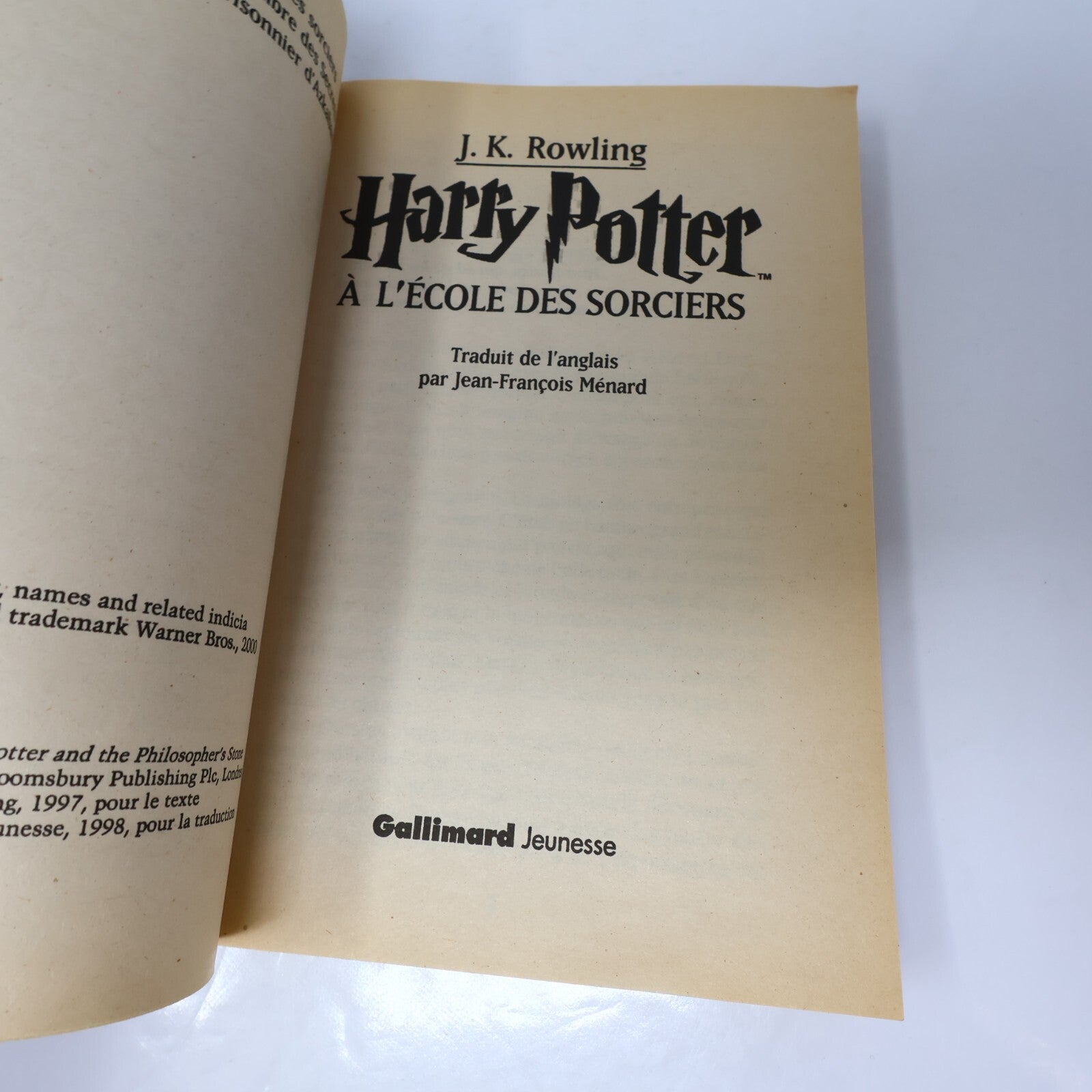 Harry Potter #1-7 Folio Junior Série Complète Lot 7 Livres J.K. Rowling Français