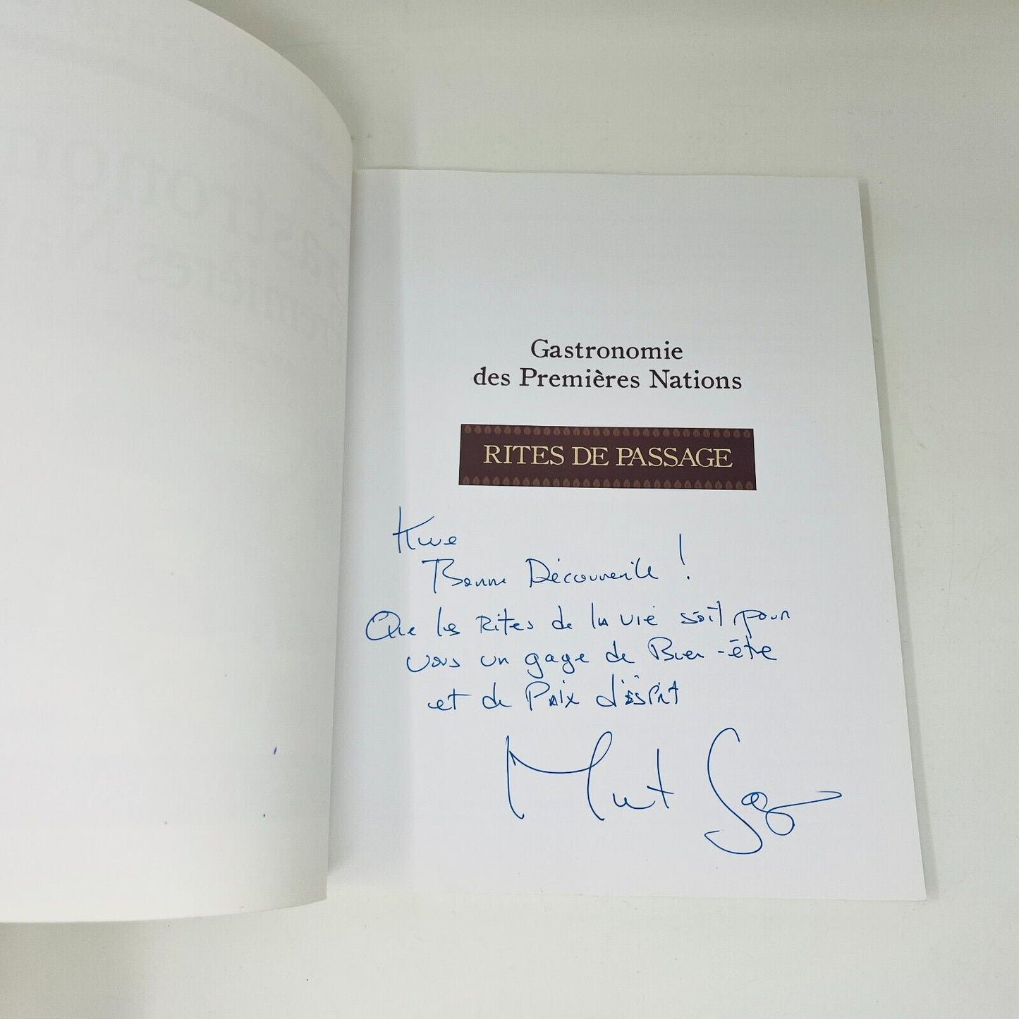 Gastronomie des Premieres Nations Signé par Martin Gagné Livre Recettes Cuisine