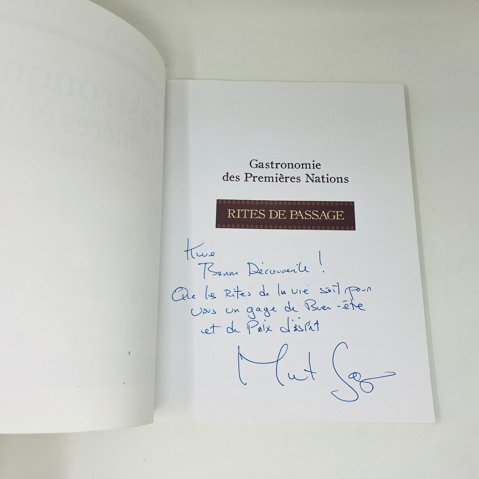 Gastronomie des Premieres Nations Signé par Martin Gagné Livre Recettes Cuisine