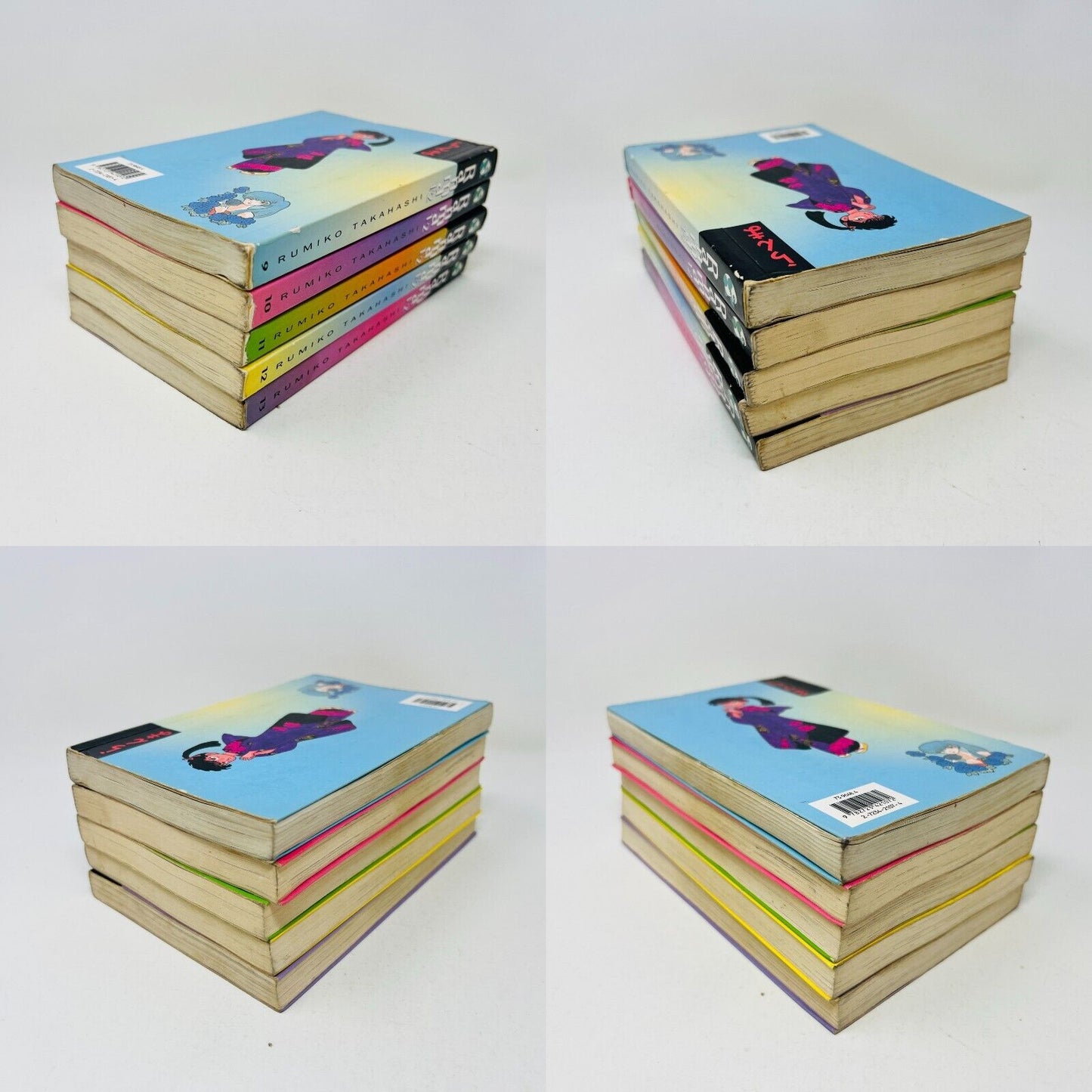 5x Mangas Ranma 1/2 #9-13 Rumiko Takahashi Glénat Français 90s Cordon Bleu Lot