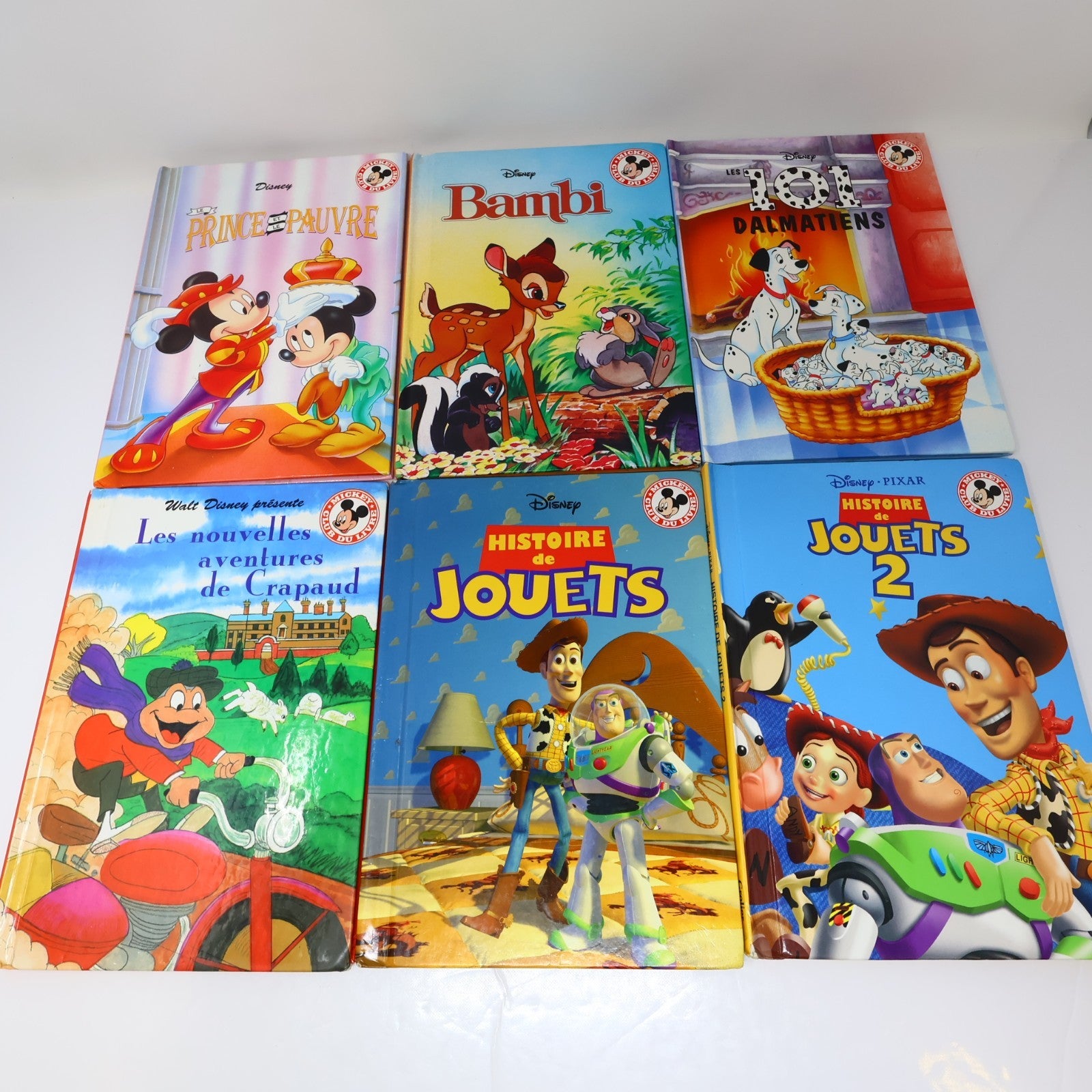 Mickey Club du Livre Lot 15 Livres Le Livre de la Jungle/Bambi Grolier Enfants