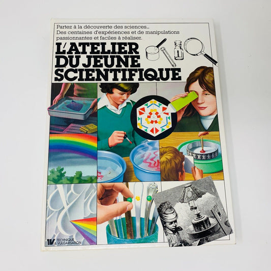 1980 L'Atelier du Jeune Scientifique en Français Family Scientist French HC 80s