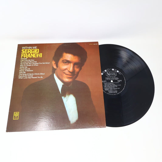 Sergio Franchi Within Me LP Record Vinyl UAS 6727 Granada This is My Life 1970s