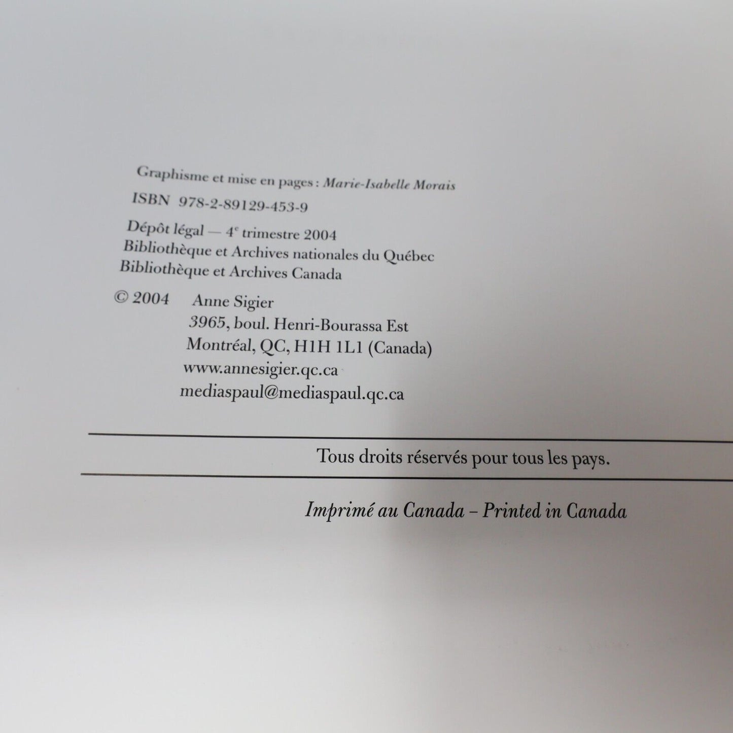 2004 Thérèse Sauvageau Témoin de Notre Passé Oeuvre Complète Art Histoire Canada