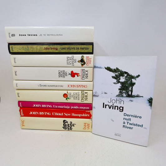 John Irving Lot 10 Livres Monde selon Garp/Veuve de Papier/Prière pour Owen PB
