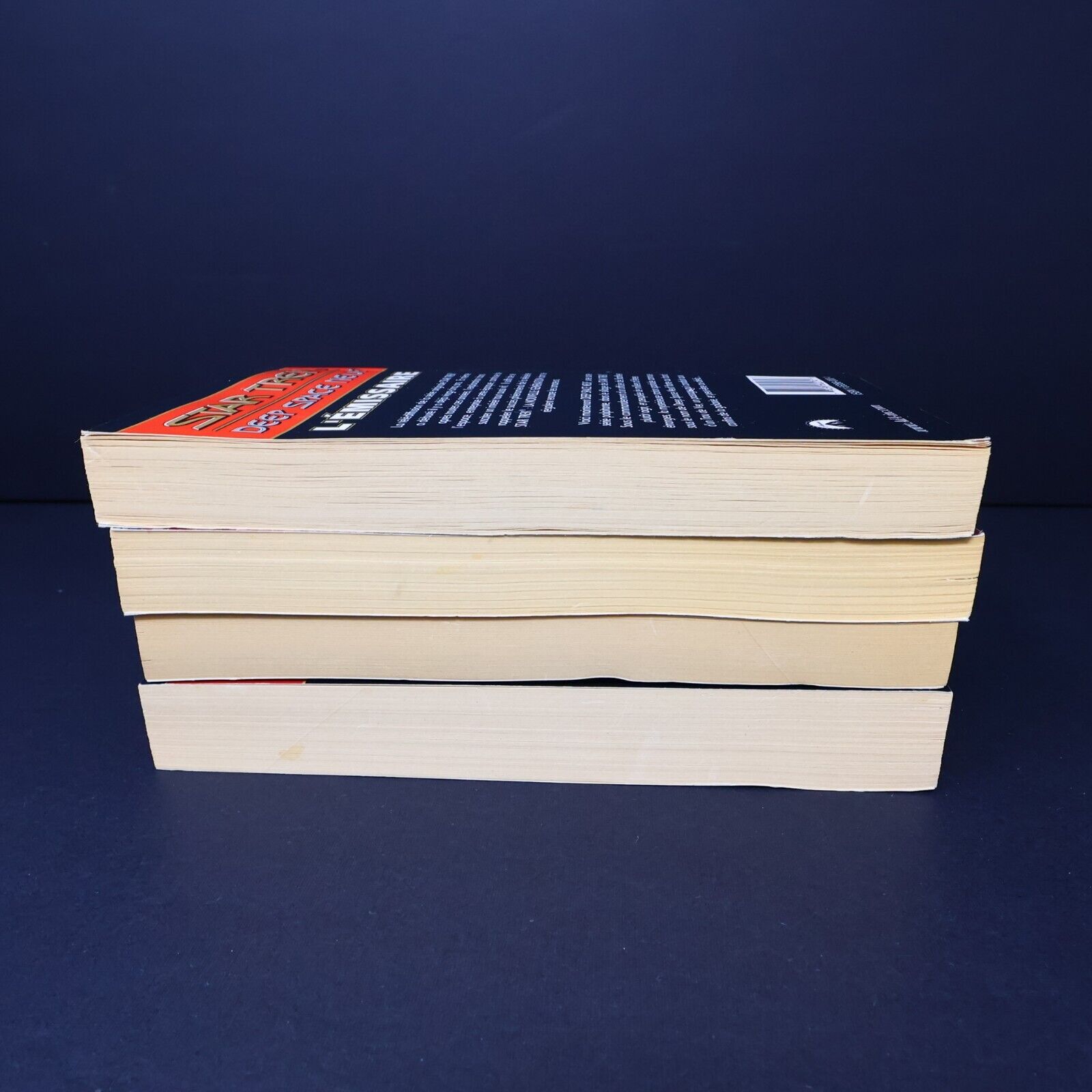 Lot 4 Livres Star Trek #1 3-5 Deep Space Neuf Science-Fiction ADA Français PB