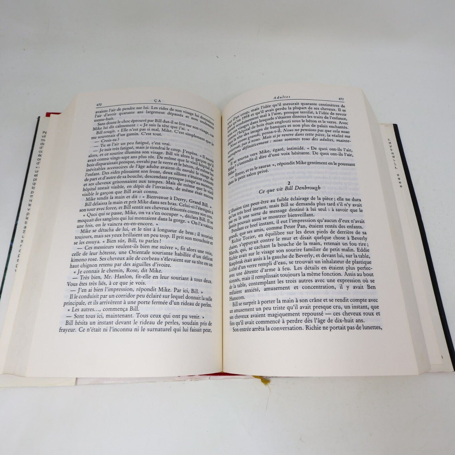 1989 Ça Stephen King It BCE France Loisirs Français Hardcover Omnibus Horreur HC