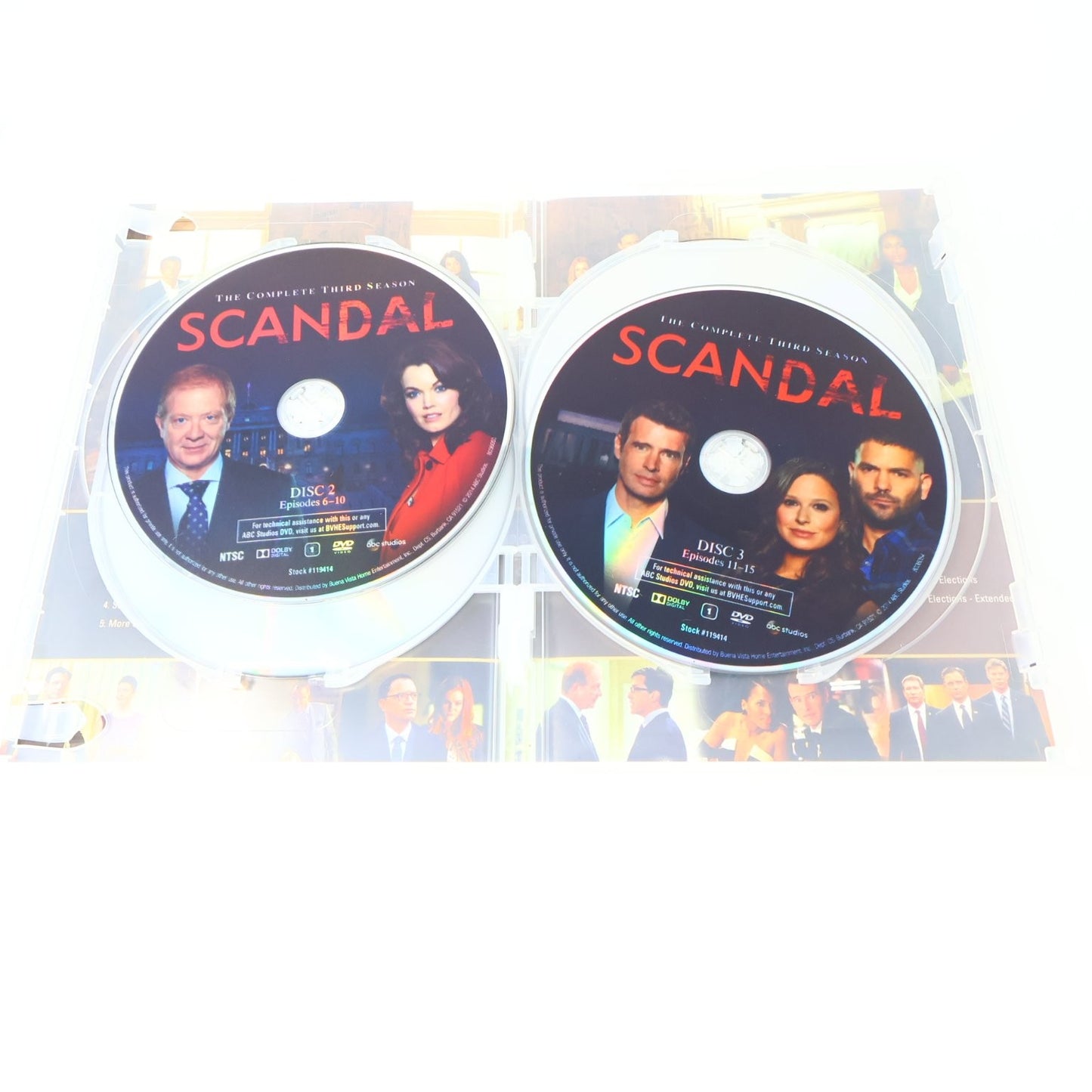 Scandal DVD Seasons #1-2-3 2012-2014 Kerry Washington Tested Region 1 NTSC ABC