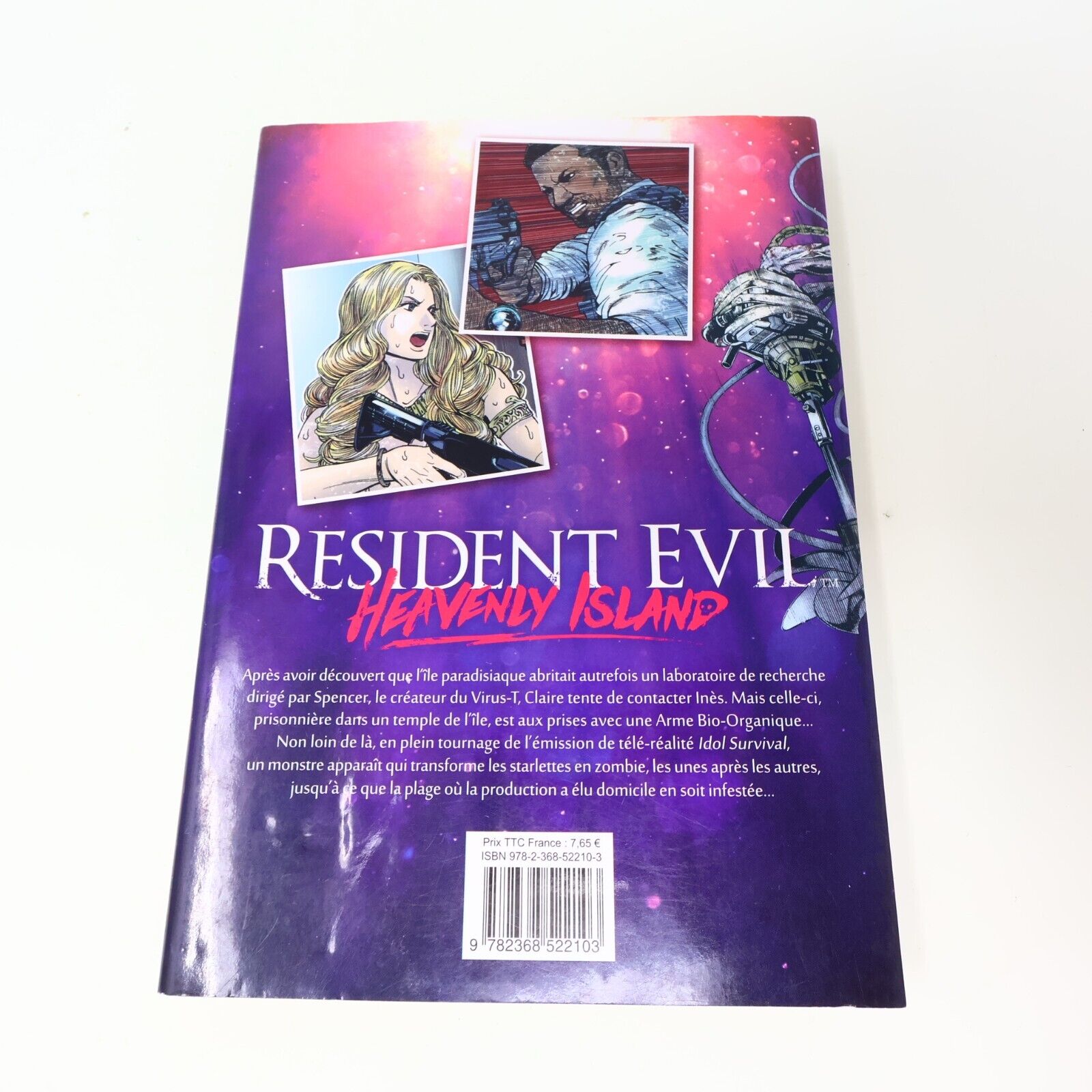 Lot 3 Mangas Resident Evil Heavenly Island #1-3 Naoki Serizawa/Capcom Français