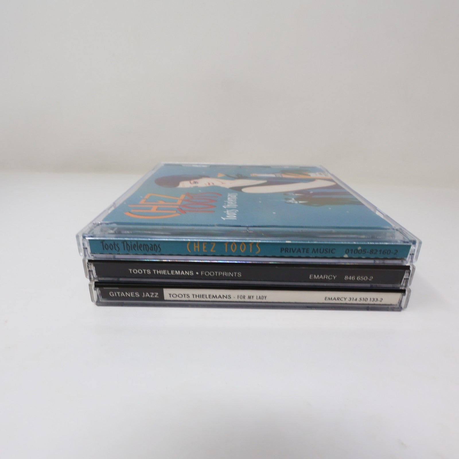 Toots Thielemans 3 CD Lot Chez Toots/Footprints/For My Lady Jazz 1990s