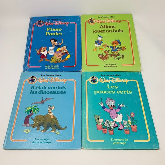 8x Les Bonnes Idées Walt Disney Things to Do French Français Enfants Livres 80s