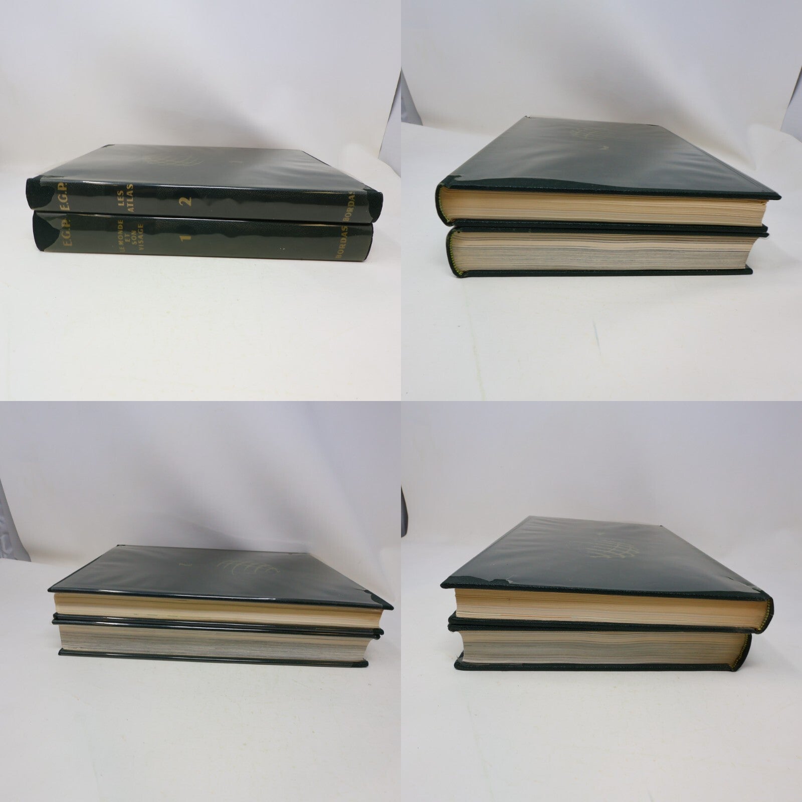 Encyclopédie Géographique Permanente Le Monde et son Visage / Atlas 1962 Bordas
