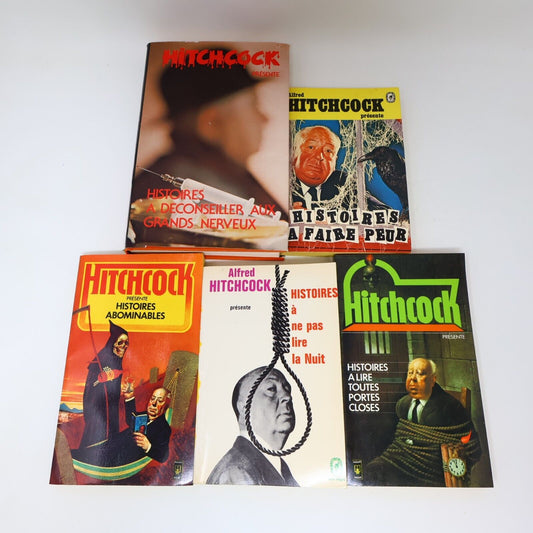 Alfred Hitchcock Horreur Thriller Lot 5 Livres Histoires Abominables Français