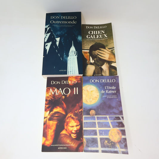 Don Delillo Outremonde L'Étoile de Ratner Chien Galeux Lot 4 Livres Roman French