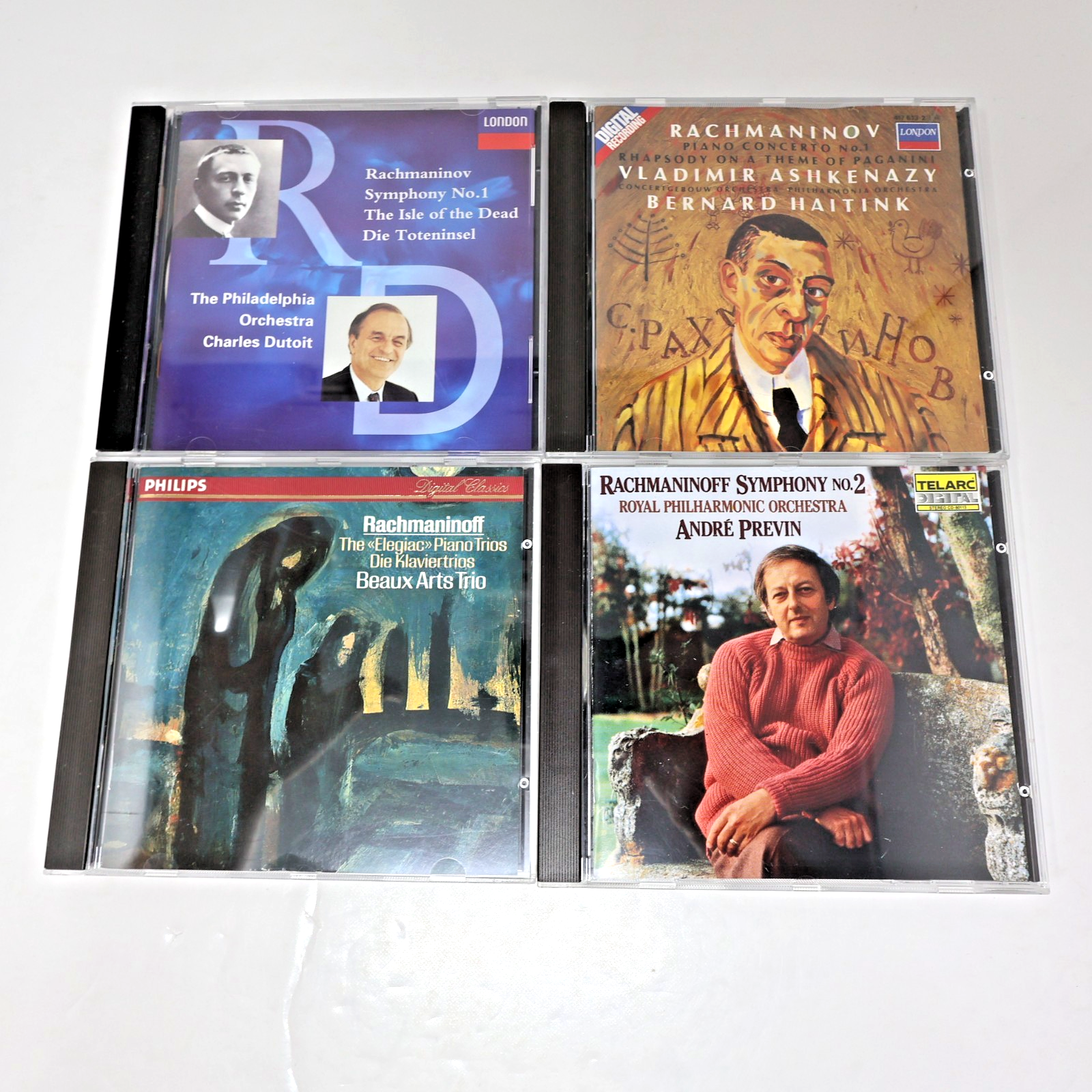 Rachmaninov 10 CD Lot Ashkenazy/John Browning/Helfgott/Haitink/Dutoit/Prévin