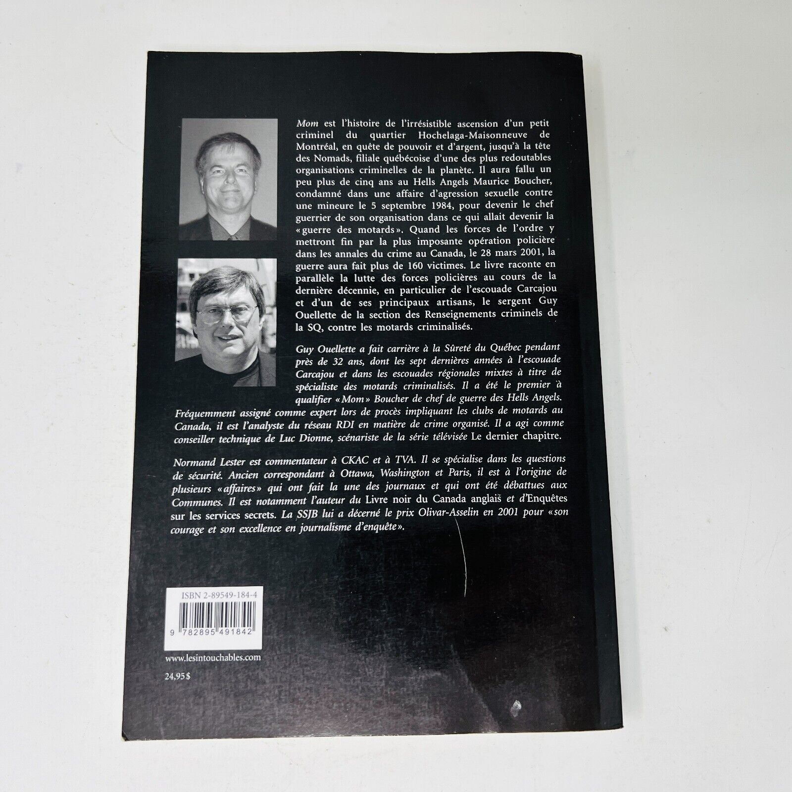 2005 Mom de Guy Ouellette/Normand Lester en Français/French Biographie Boucher