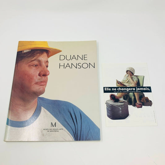 1994 Duane Hanson Musée des Beaux-Arts de Montréal Français Livre Sculptures 