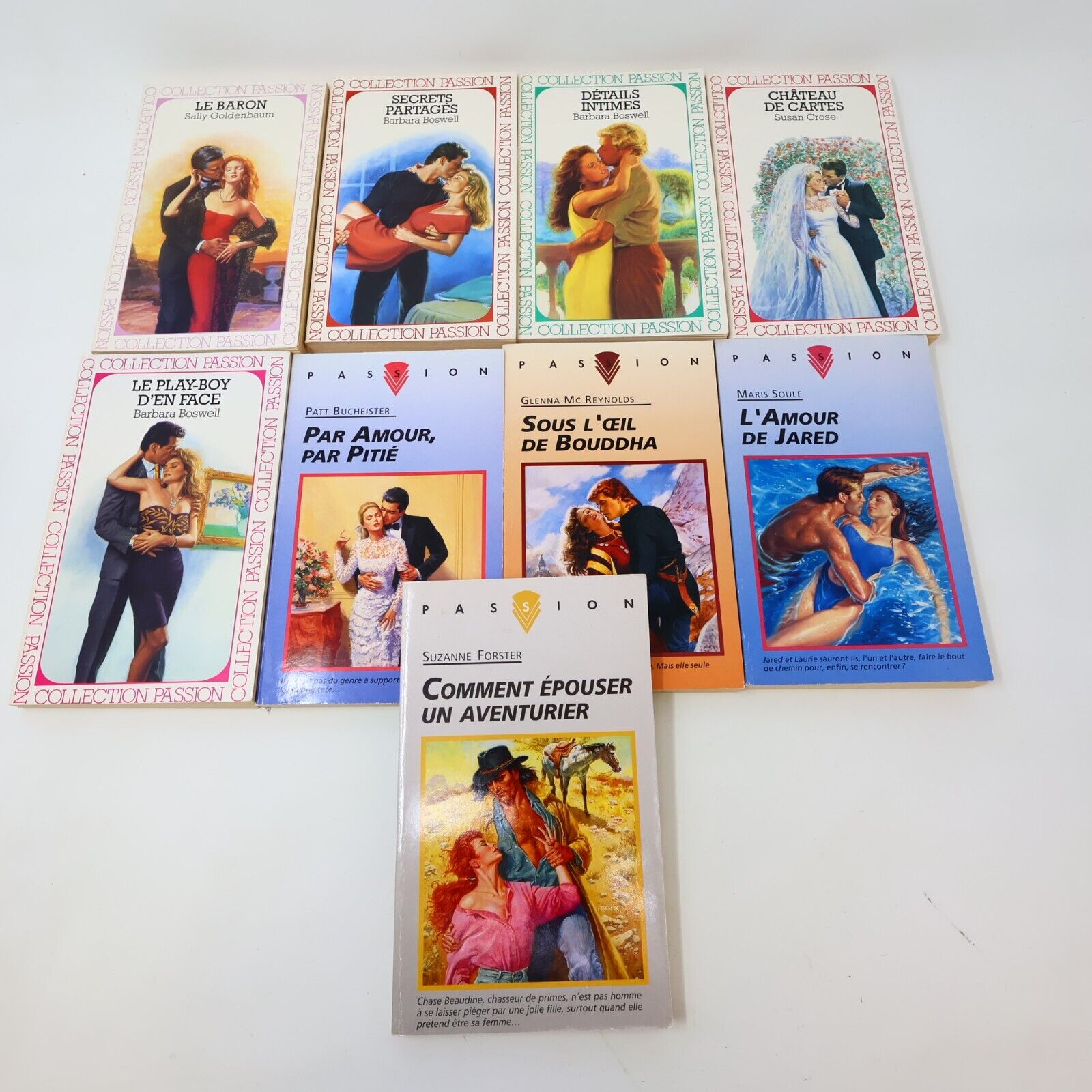 Collection Passion Club Femme Romance Vintage 1980s-90s Lot 61 Livres Français