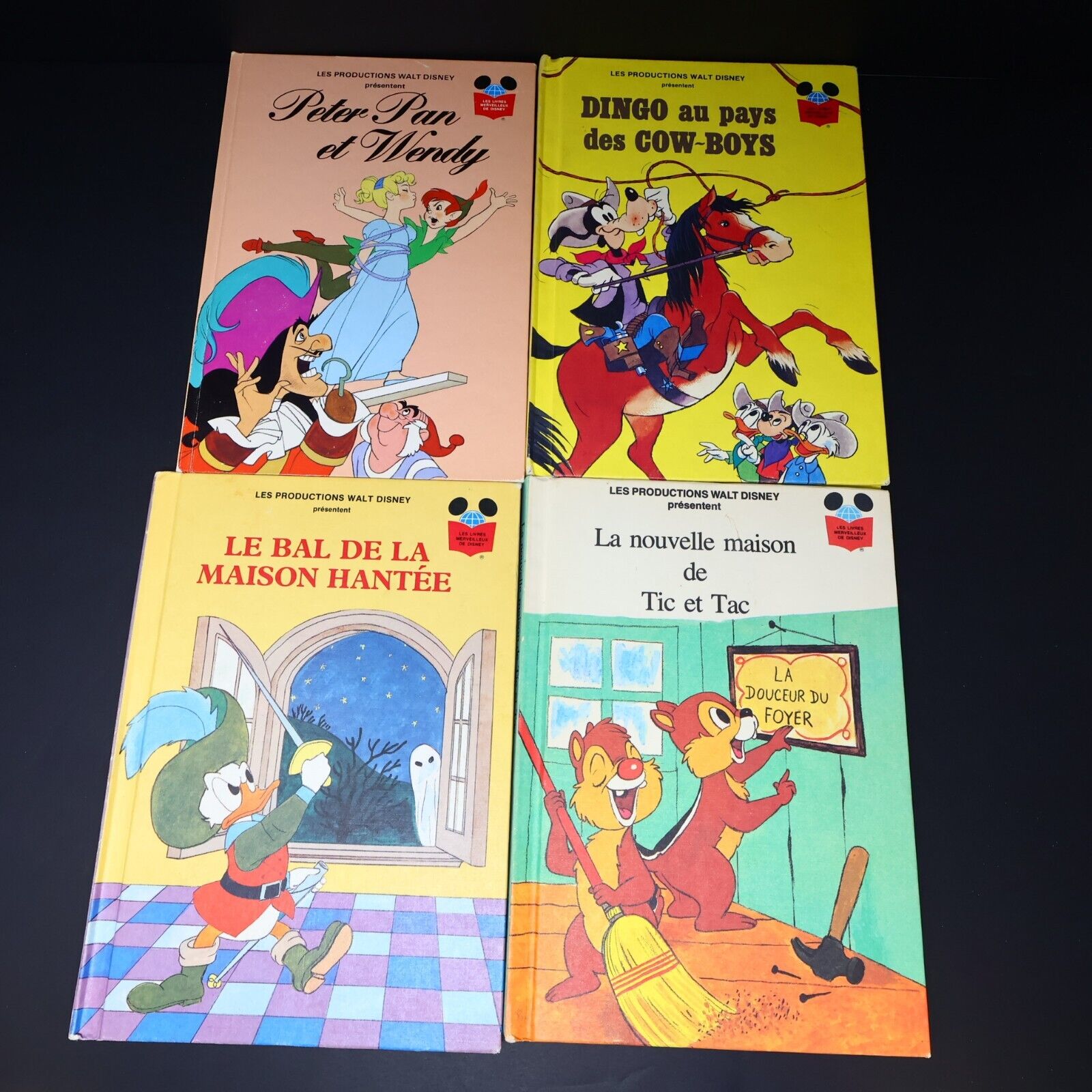 50x Livres Merveilleux de Disney Donald Mickey 70-80s Livre Loisirs Lot Français