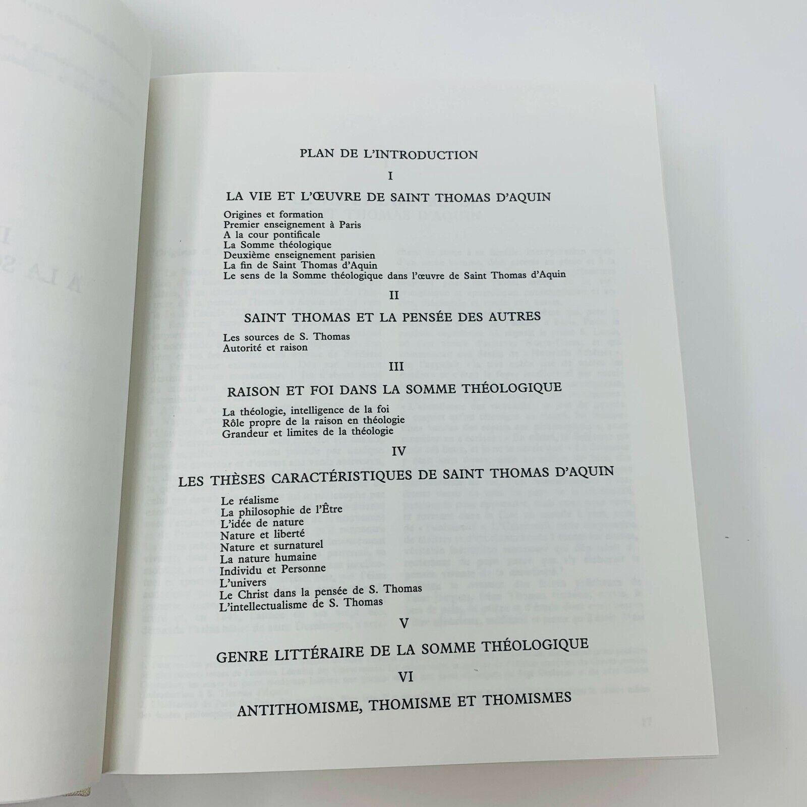 1984 Thomas d'Aquin Somme Théologique Tome 1 Cerf Français French Livre Religion