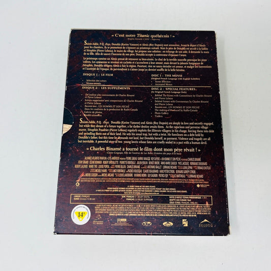 Séraphin Un Homme et son Péché Édition Spéciale DVD Roy Dupuis/Karine Vanasse
