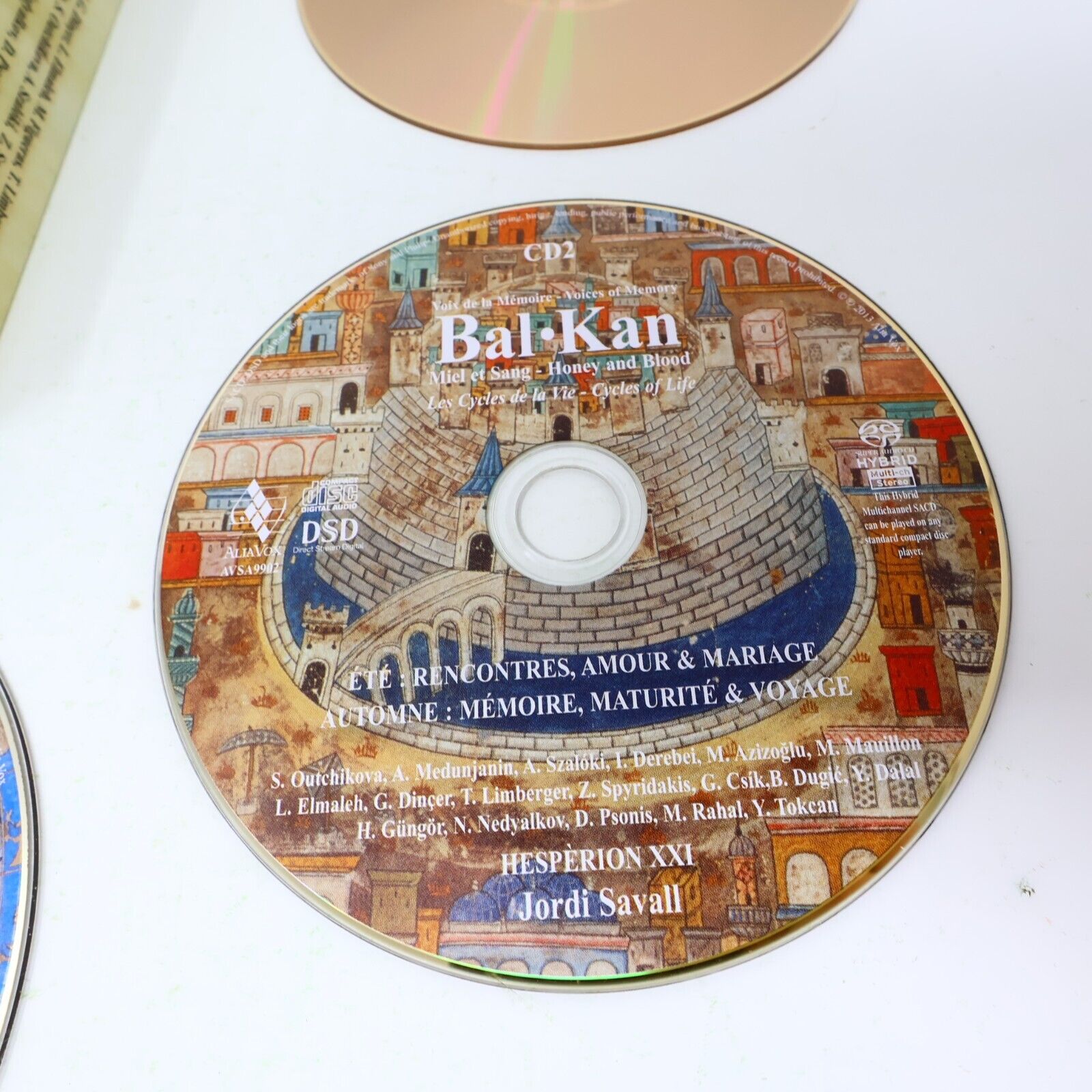 2013 Bal Kan Miel & Sang / Honey & Blood CD Jordi Savall Hespèrion XXI Alia Vox