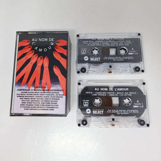 Au Nom De L'amour Cassette Johanne Blouin/Michel Rivard/Julie Masse/Charlebois