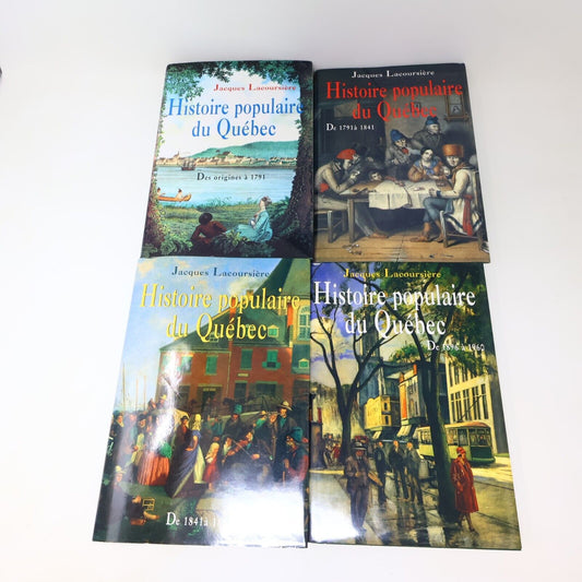 Histoire Populaire du Québec #1-5 Série Complète Jacques Lacoursière Lot Livres