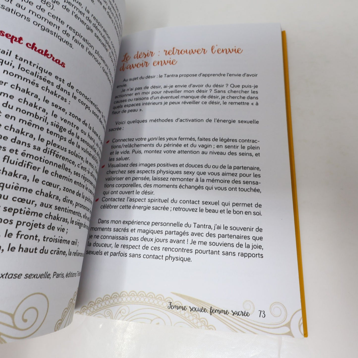 La Femme Tantrique Marisa Ortolan Courrier 2019 PB Français French Sexualité
