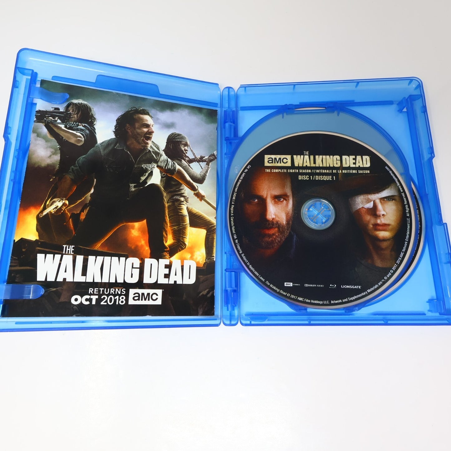 The Walking Dead Season 8-9 Lot 2 Blu-ray English/Français #9 is Factory Sealed