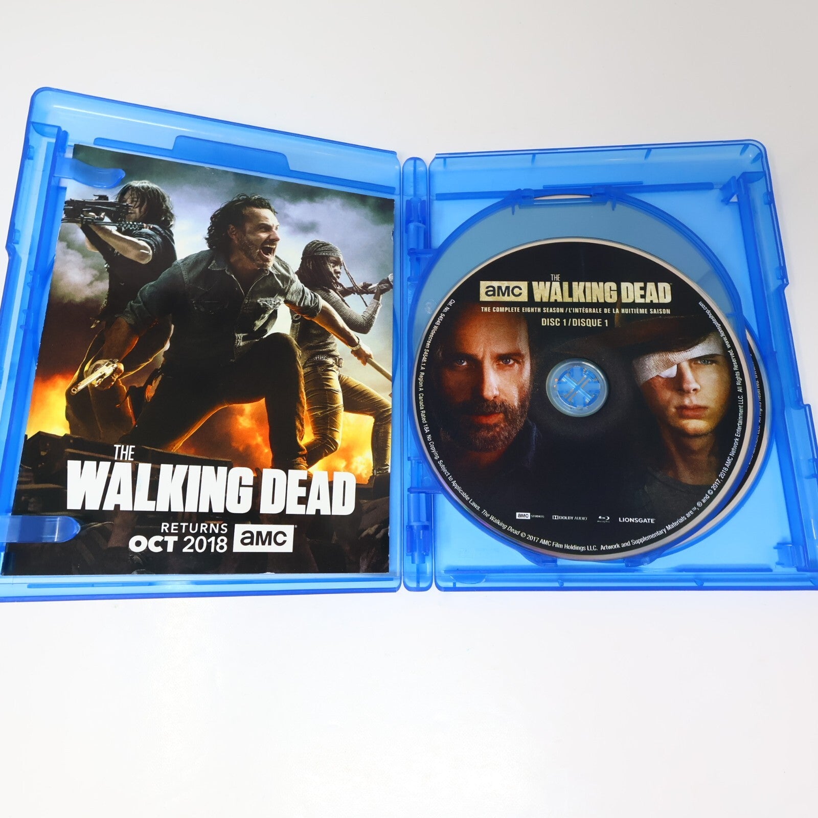 The Walking Dead Season 8-9 Lot 2 Blu-ray English/Français #9 is Factory Sealed