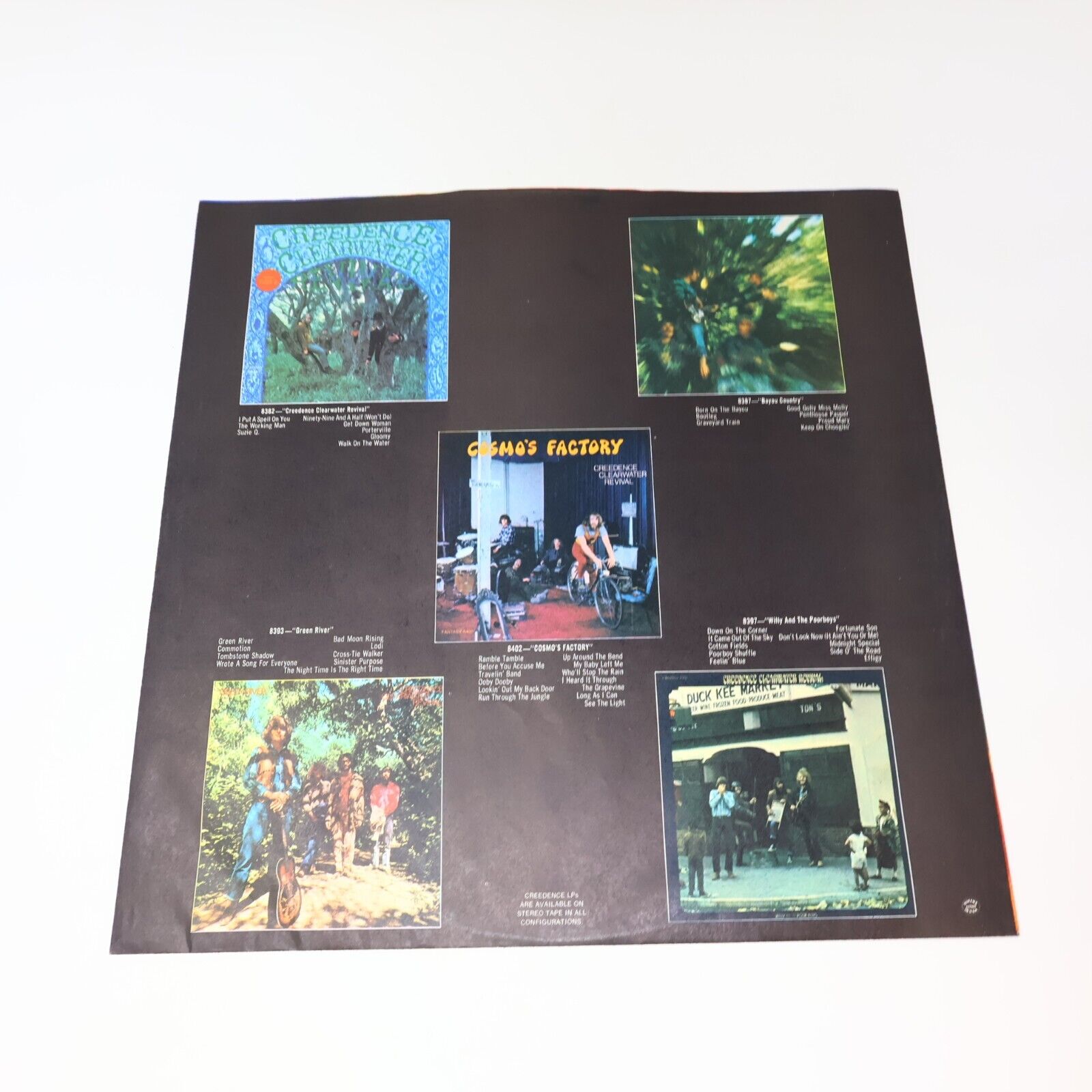 Creedence Clearwater Revival Cosmo's Factory LP Record 8402 Up Around The Bend