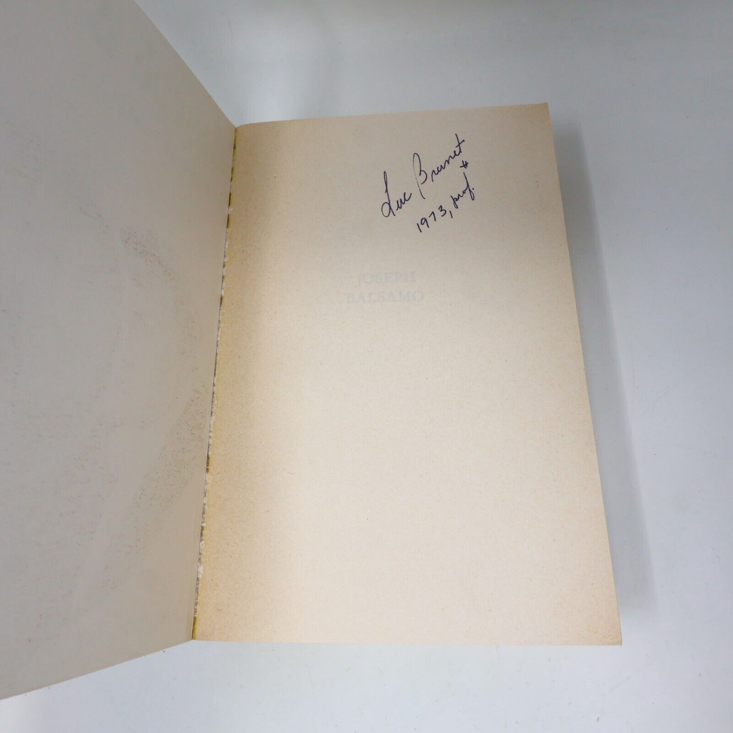 Lot 2 Joseph Balsamo #1-2 Alexandre Dumas Livres 1972 Série Complète Roman 70s