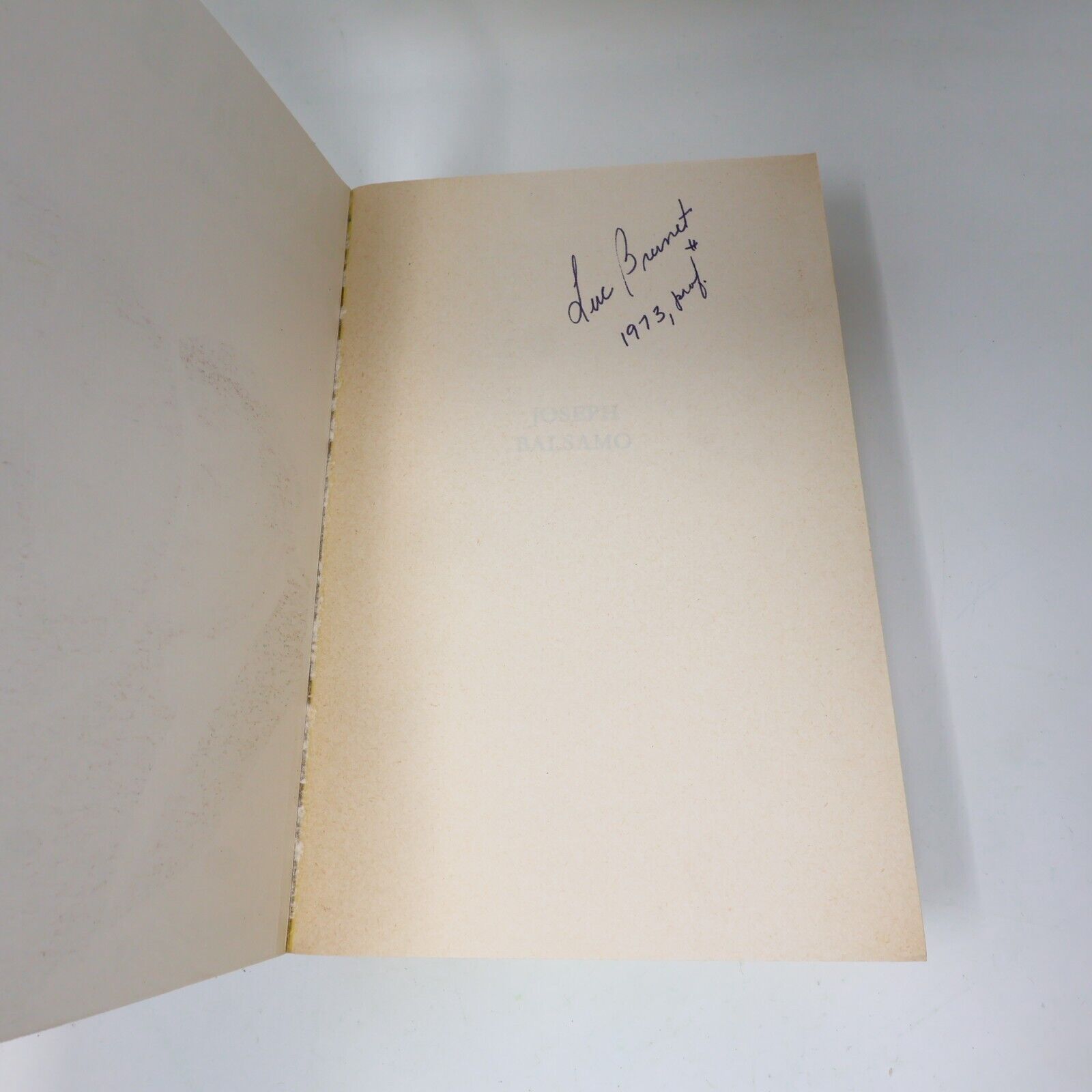 Lot 2 Joseph Balsamo #1-2 Alexandre Dumas Livres 1972 Série Complète Roman 70s