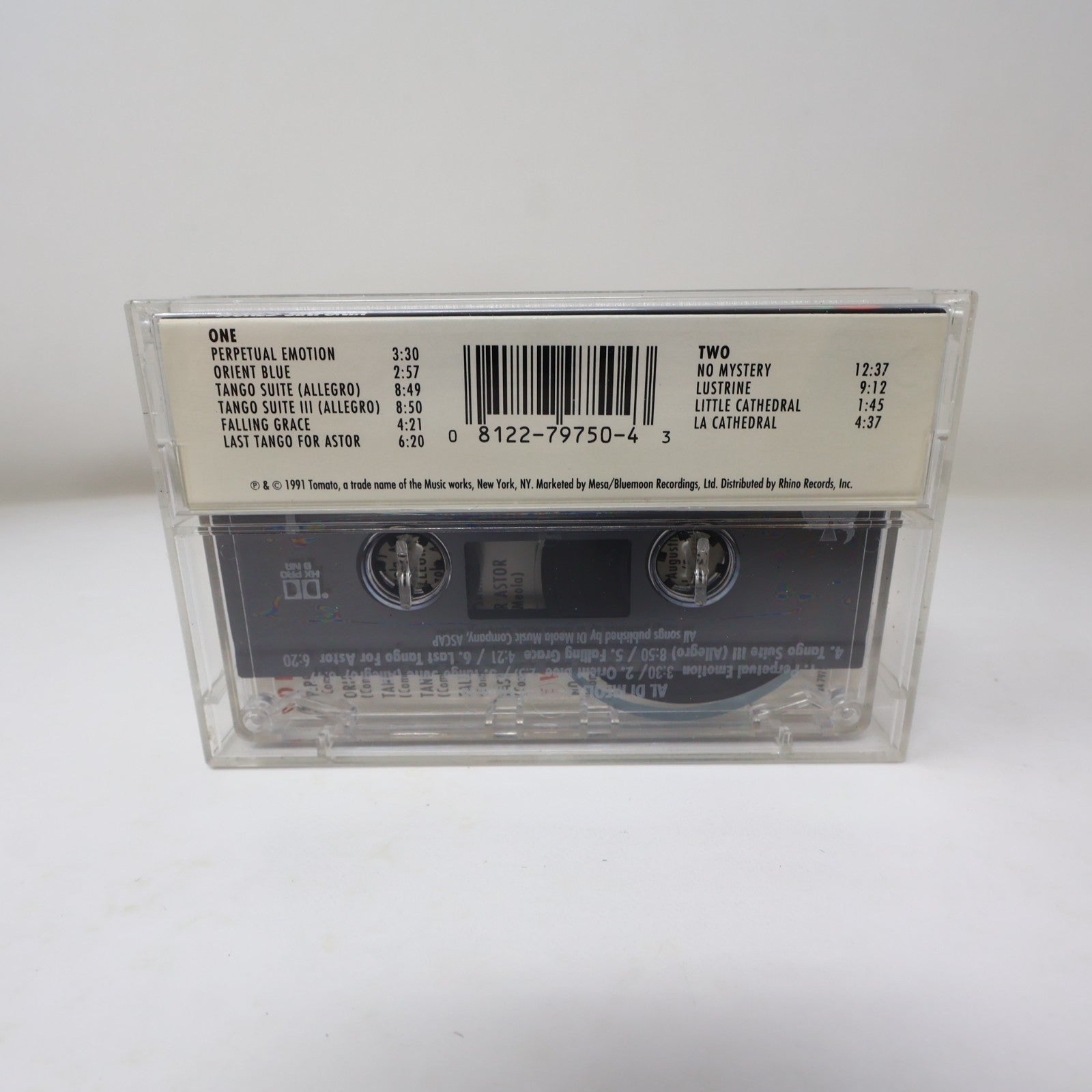 Al Di Meola World Sinfonia Cassette Tomato 1991 R4 79750 Perpetual Emotion