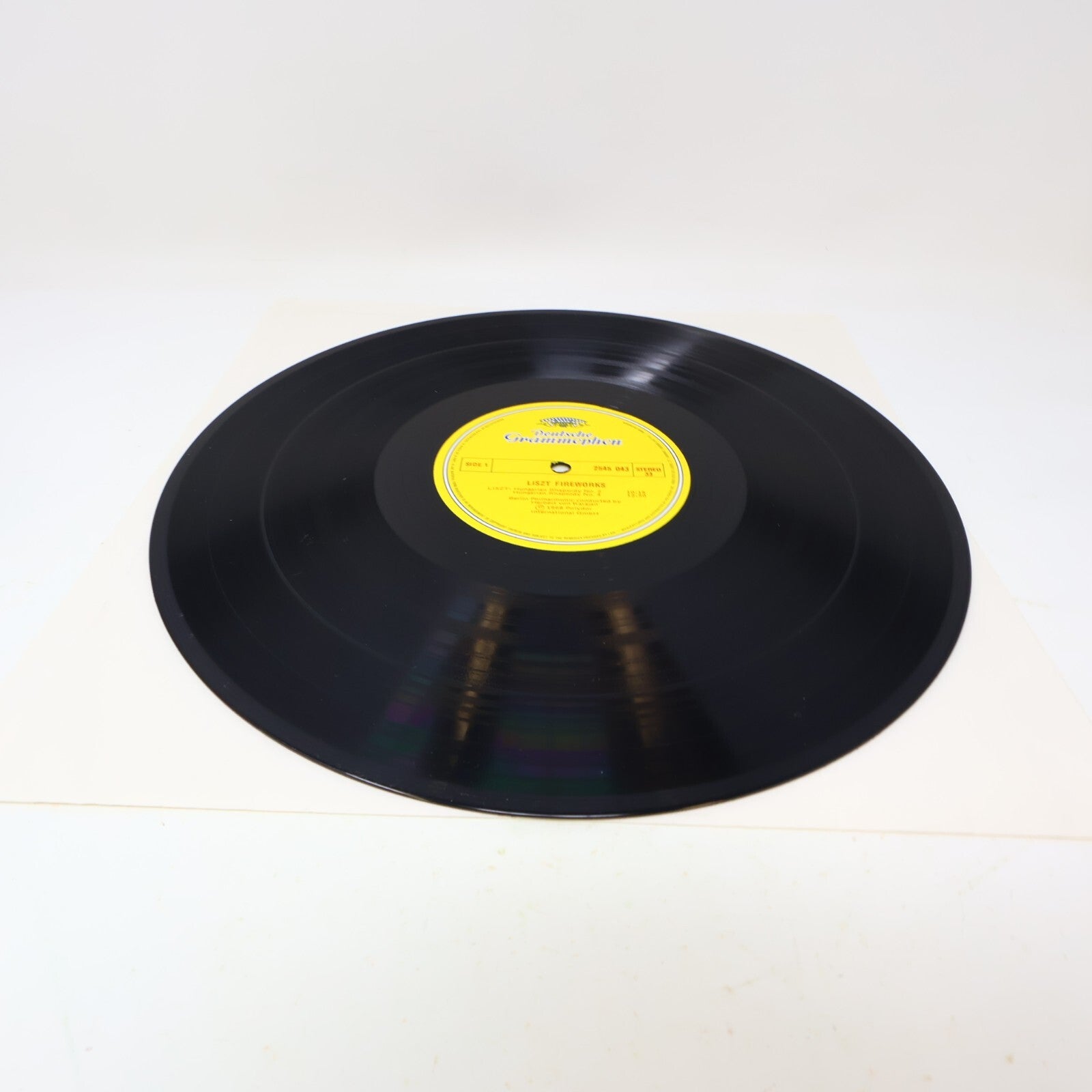 Liszt Fireworks von Karajan Cherkassky Berlin Philharmonic LP Record 2530 788