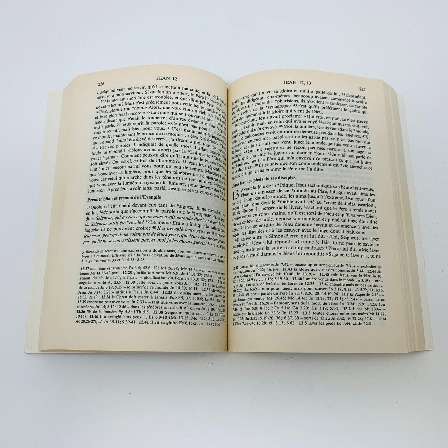 1974 Nouveau Testament TOB Sociétés Bibliques Éditions du Cerf Livre Religieux
