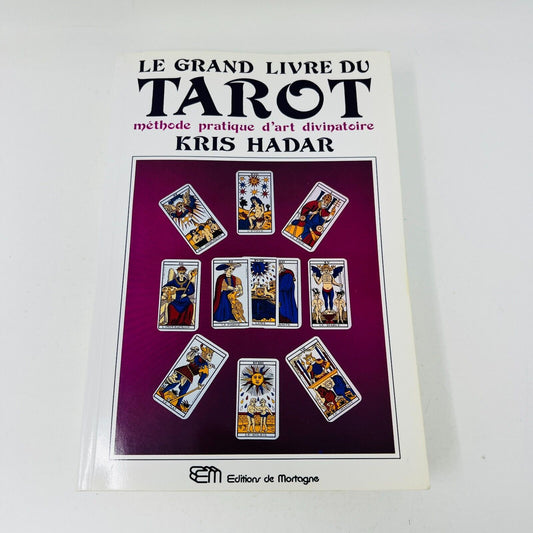 1988 Le Grand Livre du Tarot de Kris Hadar Méthode Art Divinatoire en Français